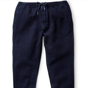 The Après Pant in Rinsed Indigo Sashiko NWOT